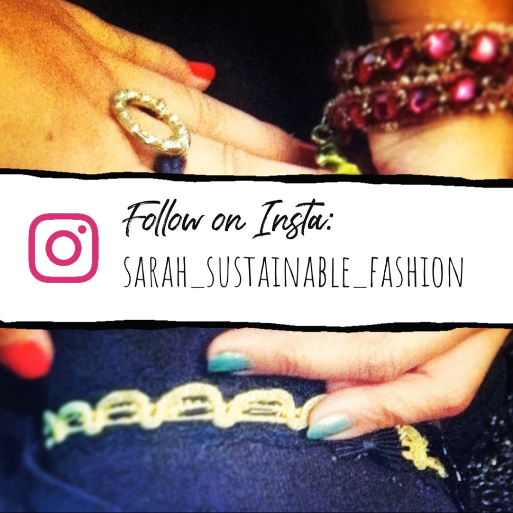FOLLOW on INSTAGRAM: sarah_sustainable_fashion